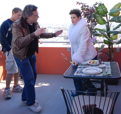 William Malone directs Sean Young.