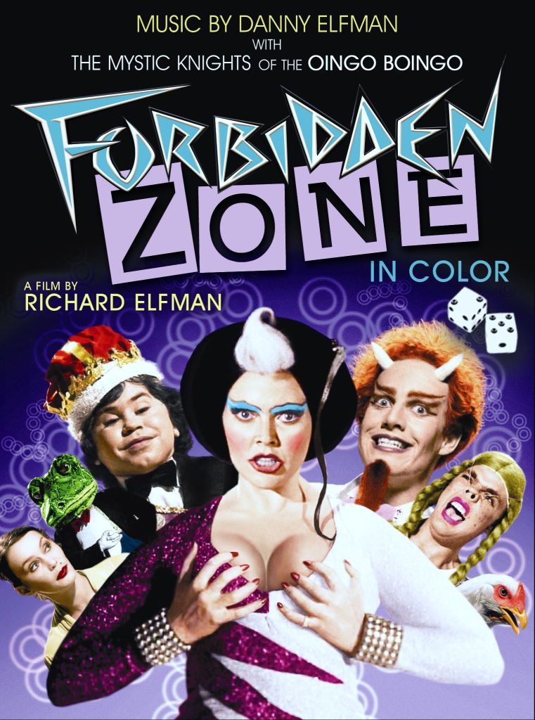 Poster for the colorized version of FORBIDDEN ZONE