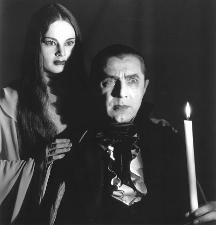 Carol Borland and Bela Lugosi in MARK OF THE VAMPIRE