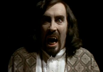 Robert Quarry as a Manson-like hippie vampire in THE DEATHMASTER.