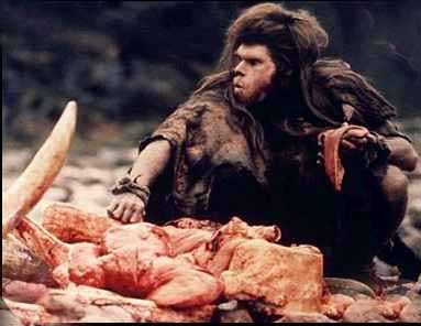 An attempt at less glamorous portrait of primitive life.