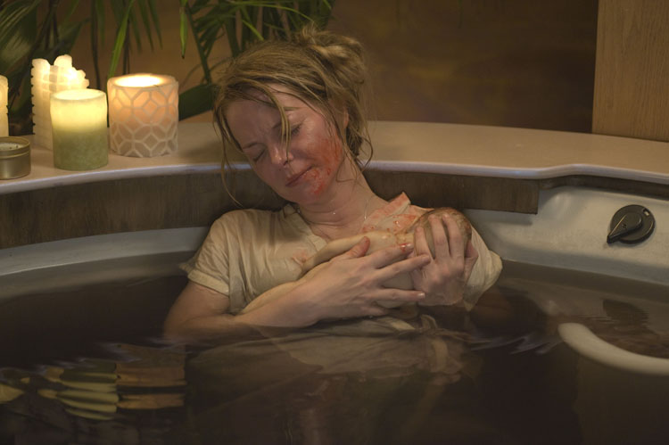 Grace (2009) Grace (Jordan Ladd) finds that after her dead baby returns to life, it has a strange apetite.