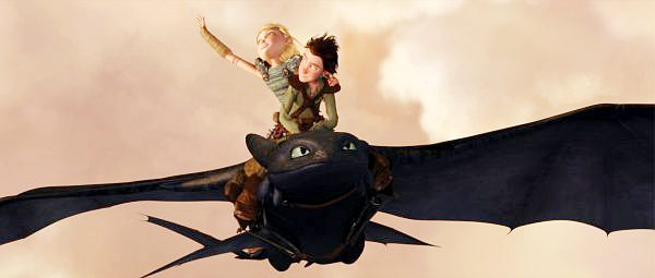 Toothless the Dragon takes flight in HOW TO TRAIN YOUR DRAGON