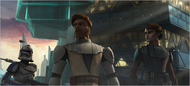 STAR WARS: THE CLONE WARS explores the STAR WARS time line between episodes II and III.