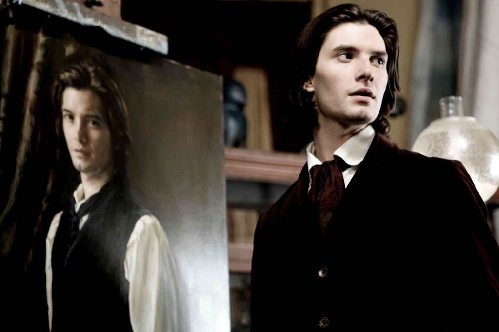 Dorian Gray (Ben Barnes) and his portrait, which ages instead of him