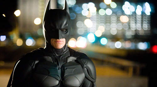Christian Bale as Batman in THE DARK KNIGHT