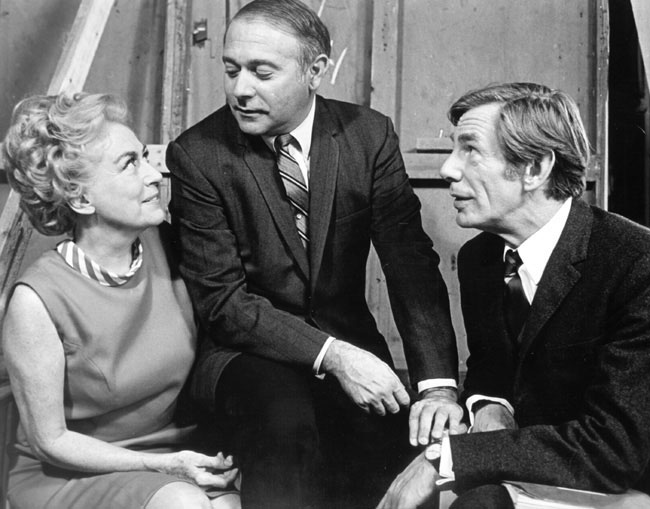 Berserk Michael Gough worked with Joan Crawford (left) on BERSERK.