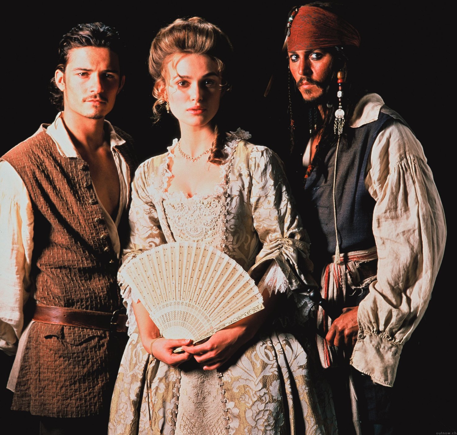 Orlando Bloom, Kiera Knightley, Johnny Depp