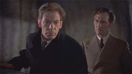 Horror of Dracula (1958) Michael Gough (left) with Peter Cushing