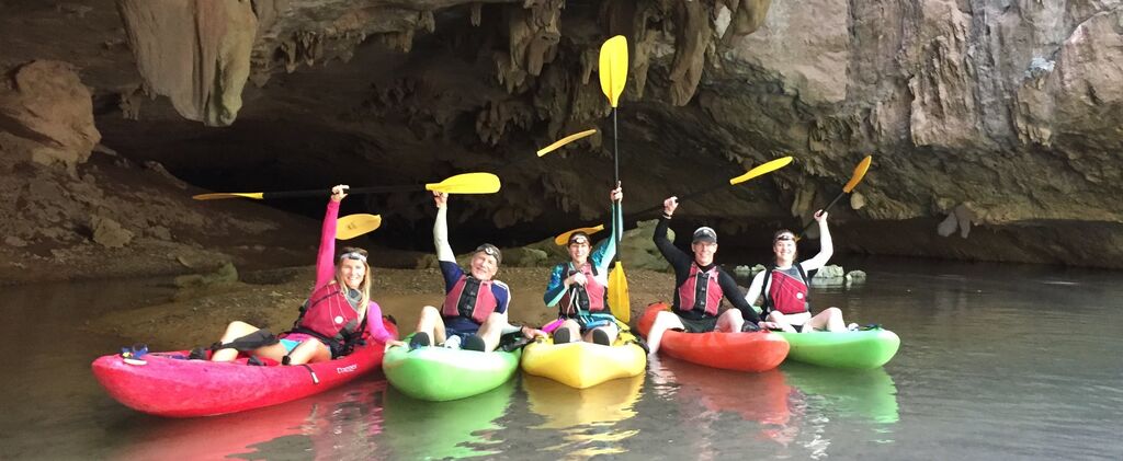 Belize Cave Kayaking