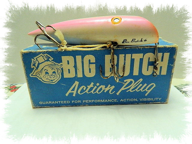 Lot #8500 Vintage RARE Big Butch Salmon Plug 4 5/8 Fair/Good Condition