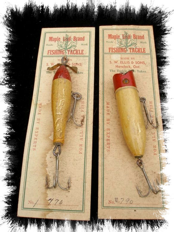 Glen Evans Co Herbs Dilly Antique Lure Vintage Fishing Tackle